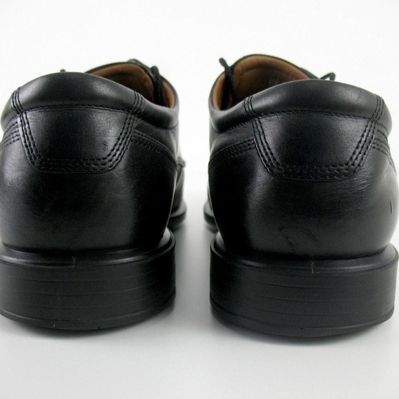 Ecco - 4 Eye Black Leather Oxford Shoes Sz 12 main image 6